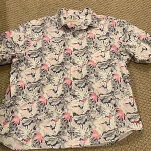 Tommy Bahama Floral Design Hawaiian Shirt